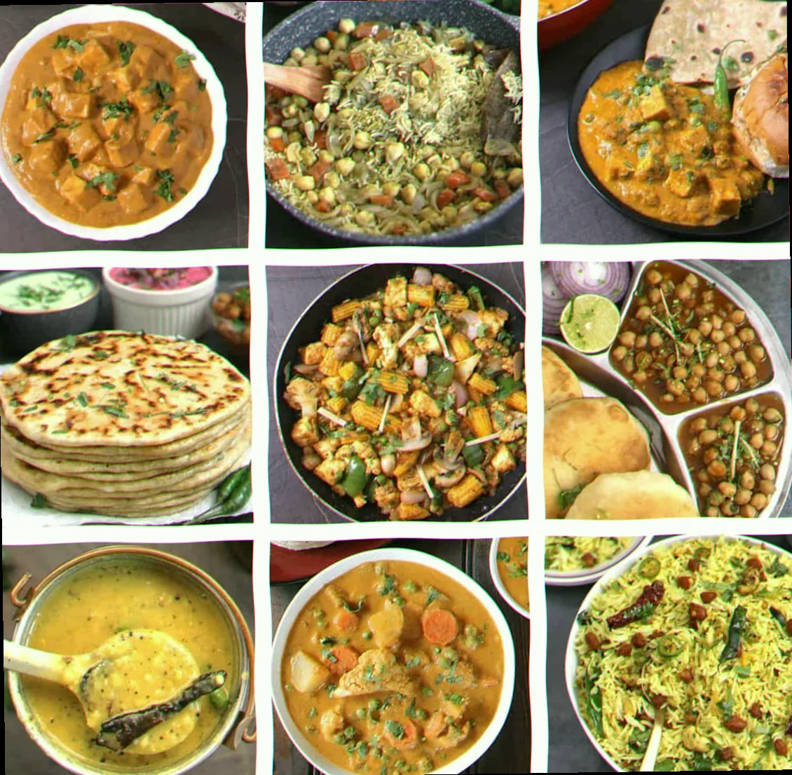 Indian vegetarian dinner recipes